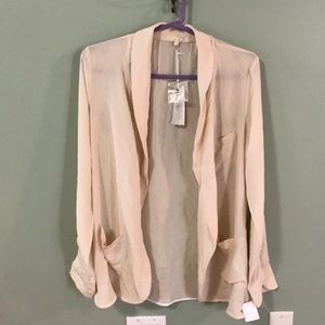 New Goldhawk silk cardigan size medium